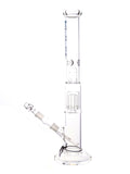 RooR Tech Straight Tube Barrel Perc Bong Water Pipe 19" Height Ice Pinch and Splash Guard Side