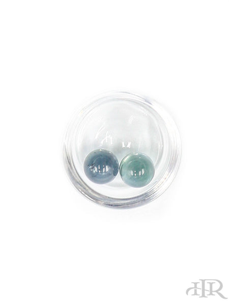 Ruby Pearl Co - 6mm Purple Teal Sapphire Set (2 Pack)