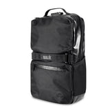 Smell-proof Soho Backpack by Skunk Bags in the color black, available for sale at High Roller Smoke. 