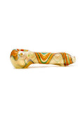 Colorado Glass - Tangie Teal Wig-Wag Spoon (4")