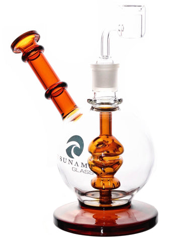 Tsunami Glass - Concentrate Shower Head Side Neck Dome Fab Egg (8.5