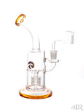 Tsunami Glass Concentrate Rig Shower Head Matrix Thermal Amber