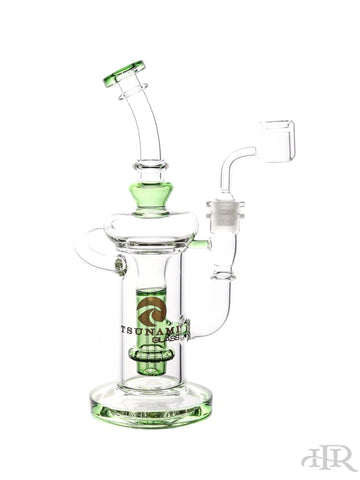 Tsunami Glass - Concentrate Showerhead Recycler Dab Rig (10