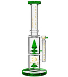 Tsunami Premium Vapor UFO Pyramid (15″) Dry Herb Flower Bong Water Pipe Green