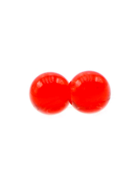 Zephyr Studios - Red Orange 6mm Pearls (2 pack)