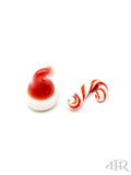 Zoetic Glass - Santa Hat and Candy Cane Terp Beads (2 Pack)