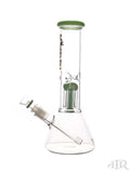Boss Glass - Tree Perc Beaker With Color Accents (12.5")