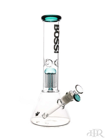 Boss Glass - Tree Perc Beaker With Color Accents (12.5