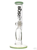 Boss Glass - Straight Tube (12") Slime Green Front