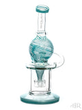 Bougie Glass - Blue Ball Recycler with Matrix Perc Rig (9")