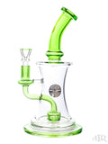 Bougie Glass - Hourglass Bell Horn Showerhead Rig (10") Ooze