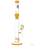 Bougie Glass - Colored Straight Tube With Inline Diffuser (17.5") Gold