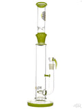 Bougie Glass - Colored Straight Tube With Inline Diffuser (17.5") Green