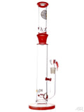 Bougie Glass - Colored Straight Tube With Inline Diffuser (17.5") Red