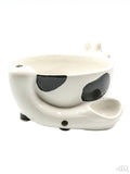 Fashion Craft Cow Cereal Bowl W/ Pipe Tail