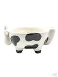Fashion Craft Cow Cereal Bowl W/ Pipe Left