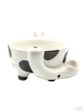 Fashion Craft Cow Cereal Bowl W/ Pipe Back