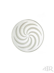 Channel Caps Single Sided 48mm Quartz Coin by Change Glassworks x Dnail