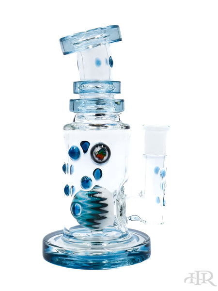 Hubbard Glass - Wig Wag Worked Ball Rig With Faceted Encased Opal (7 ...