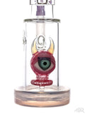 C2 Custom Creations - Purple & Pink Horned Eyeball Showerhead Perc Straight Tube w/ UV (15.5")