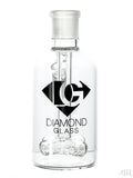 Diamond Glass - Cross Inline Perc Ash Catcher 45 Degree 18mm Label