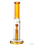 Diamond Glass - Cylinder Straight Tube With Drip Catch (10.5")