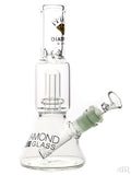 Diamond Glass - Showerhead Perc Little Beaker (9")