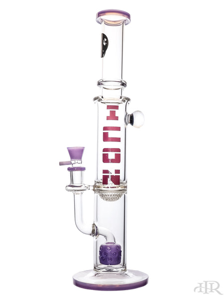 Diamond Glass - Icon Series UFO Crater Straight Tube with Marshmallow Diffuser (16")