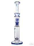 Diamond Glass - Triple Stemline Straight Tube with Tree Perc (16")