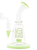 NEU Glass Concentrate Rig Shower Head - Puck Perc (8")