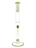 Subliminal Glass - Fixed Straight Tube with Showerhead Perc (17")