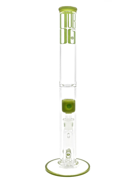 Subliminal Glass - Fixed Straight Tube with Showerhead Perc (17")