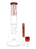 Subliminal Glass - Beaker with Color Accents (12")