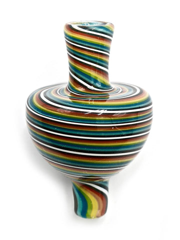 Colored Swirl Bubble Cap - Rainbow