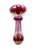Pandemic Glass - Mushroom Handpipe (Red)