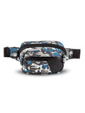 Skunk Bags Hipster Camo Blue and White