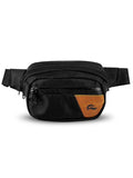 Skunk Bags Hipster Black/Tan Leather 