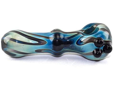 Envy Glass Black Spoon with Cosmic Fuming