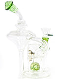Crystal Glass - Honeycomb Refined Bell Recycler (9")