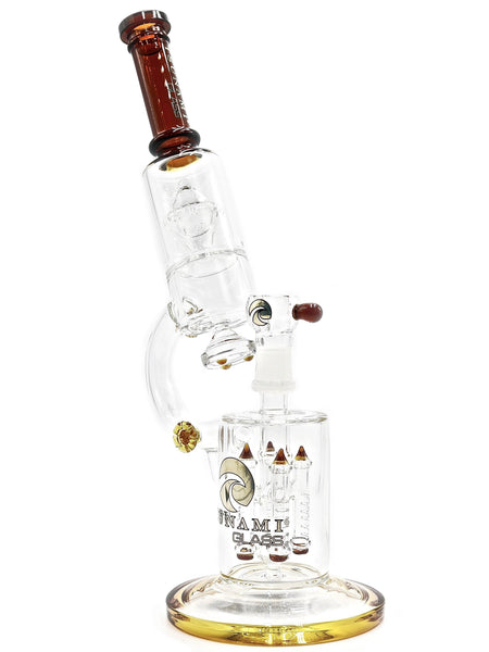 Tsunami Premium Vapor Quad Rocket Perc Microscope (14") Vortex Splash Guard Male Joint