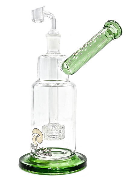 Tsunami Glass - Side Neck Shower Head (10")