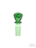 Hoss Glass - Full Color Chunky Snapper Bowl/Slide 14mm Male Green