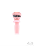 Hoss Glass - Full Color Chunky Snapper Bowl/Slide 14mm Male Milky Pink