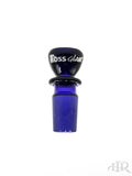 Hoss Glass - Full Color Chunky Snapper Bowl/Slide 18mm Male Blue