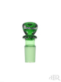Hoss Glass - Full Color Chunky Snapper Bowl/Slide 18mm Male Green
