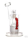 Leisure Glass - 16 Arm Bubbler Red Vertical