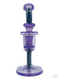 Leisure Glass - Elite Hypnotech Purple Incycler (9") Front