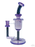 Leisure Glass - Elite Hypnotech Purple Incycler (9") Left