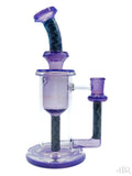 Leisure Glass - Elite Hypnotech Purple Incycler (9")