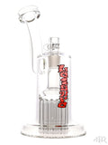 Leisure Glass - 29 Arm Bubbler Red Vertical